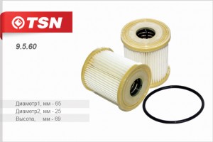 фильтр масляный! Citroen C4/C5, Ford Focus, Peugeot 307/407 1.4-2.2HDi 96> 9.5.60 TSN