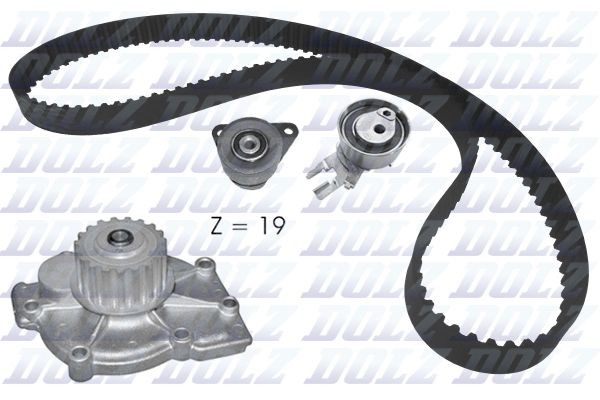 Комплект ГРМ с насосом FORD KUGA I, MONDEO IV, S-MAX 2.5 KD164 KD164 DOLZ