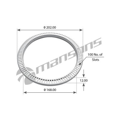 Кольцо ABS MB 700003 MANSONS