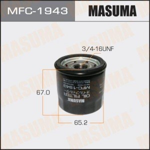 фильтр масляный!\Chevrolet Aveo T200 1.2 06>/Spark 0.8/1.0 05> MFC1943 MASUMA