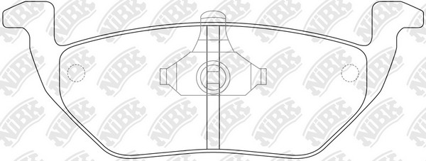 Колодки тормозные дисковые FORD MAVERICK/MAZDA TRIBUTE 2.3-3.0 01-  PN5808 PN5808 NIBK