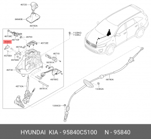 СОЛЕНОИД АКП SORENTO UM 95840C5100 MOBIS