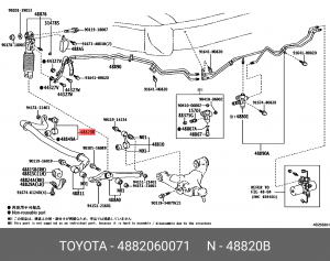 Стойка стабилизатора 48820-60071 48820-60071 TOYOTA
