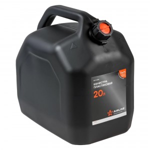 Канистра пластиковая AIRLINE крышка-защита от детей 20 л PRO (черный) ACF-20SK AIRLINE