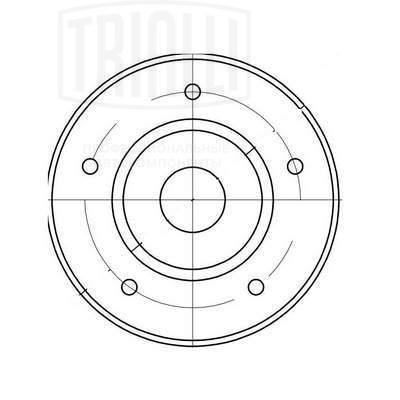 Ролик привод. ремня Volvo 850 (91-)/960 (90-)/S70 (97-) 2.0i/2.3i/2.4i/3.0i (тол CM 5303 TRIALLI