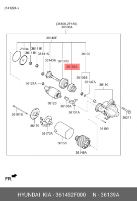 Бендикс 361452F000 HYUNDAI KIA