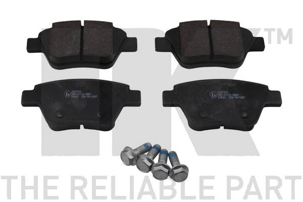 колодки дисковые задние!\ Audi A3, VW Golf, Skoda Yeti/Superb, Seat Leon 1.2-3.2 2247101 NK