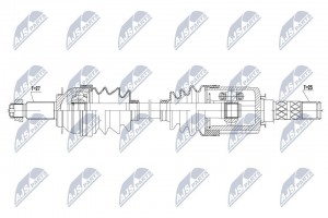 приводной вал передний!\ Subaru Impreza/Forester 07> NPWSB012 NTY