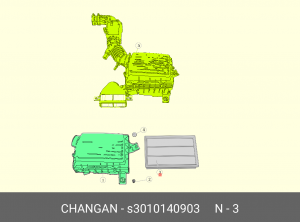Фильтр воздушный CHANGAN Uni-V OE S3010140903 CHANGAN