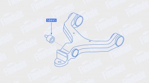 Сайлентблок нижнего рычага передней подвески, передний Ssang Yong Kyron 05-12/Ac SB895 FINWHALE