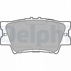 LP2004 колодки дисковые з.\ Toyota RAV4 2.0/2.2 D-4D 06> LP2004 DELPHI