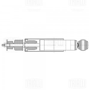 Амортизатор Mercedes A (W169) (04-)/B (W245) (05-) задн. (AG 15506) AG 15506 TRIALLI
