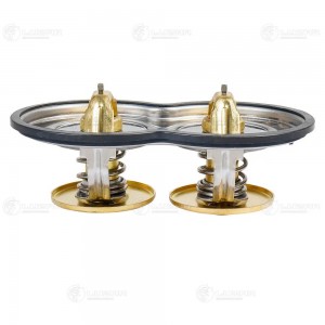 Термостат SCANIA 5 series сдвоенный с прокладкой (80/87град.) LUZAR LT 2705 LUZAR