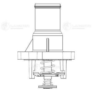 Термостат OPEL Astra H (09-),Corsa D (12-) LUZAR LT2112 LUZAR