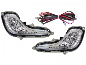 Туманка HYUNDAI SOLARIS 10- комплект диодные ST-221-20S1DP ST22120S1DP SAT