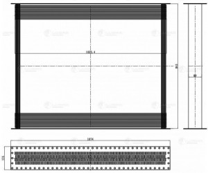 радиатор системы охлаждения !\Кировец К-700A/K-701 LC 0640 LUZAR