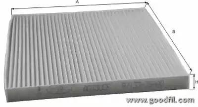 Фильтр салонный  AG330CF AG 330 CF GOODWILL