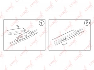 Бескаркасные щётки стеклоочистителя, комплект 600мм+380мм подходит для NISSAN Qa XF6038T LYNXAUTO