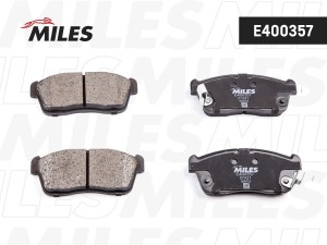 Колодки тормозные передние (без датчика) (Смесь Low-Metallic) SUZUKI IGNIS 00/AL E400357 MILES