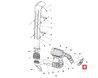 Патрубок SHACMAN SHAANXI X6000 воздушный турбокомпрессора OE DZ9X189190404 SHACMAN SHAANXI