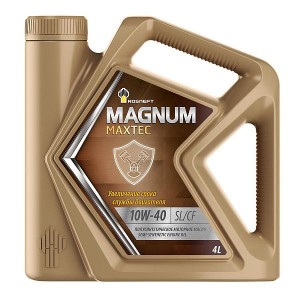 Масло моторное РОСНЕФТЬ MAGNUM Maxtec 10W40 SL/CF п/синт.4л 40814742 ROSNEFT