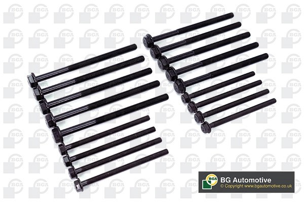 к-кт болтов ГБЦ! 18шт.\ Ford Mondeo 2.0Di/TDCi 00> BK4345 BG AUTOMOTIVE