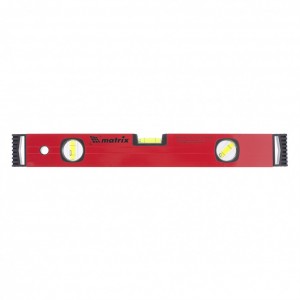 Уровень строительный 400мм 3 глазка усиленный MATRIX 33604 MATRIX