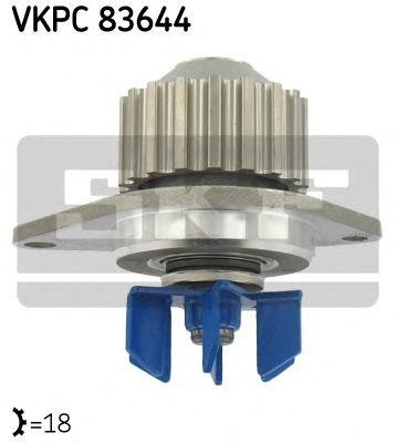 помпа!\ Citroen Xsara/C2/C3, Peugeot 206/306/307 1.1i/1.4i 96> VKPC83644 SKF
