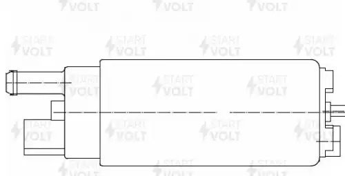 Мотор бензонасоса унив. ан. GSS342 для а/м Subaru/Mitsubishi 255л/ч с устан. ком SFP 1301 START VOLT