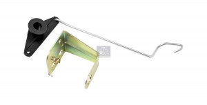 Кронштейн SCANIA 4 series замка двери левой с тягой DT 122868 DIESEL TECHNIC