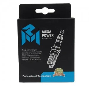 Свеча зажигания ВАЗ-2111 V8 (комплект 4шт.) MEGAPOWER 37031132 MEGA POWER