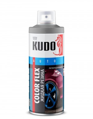Жидкая резина KUDO 520 мл серебро аэрозоль KU-5535 KUDO