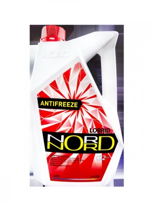 Антифриз красный -40C 3кг G12++ LOBRID NORD NR 22243 NORD