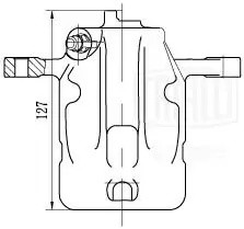 Суппорт тормозной задний правый d=34 мм CF 203602 TRIALLI
