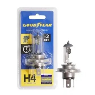 Лампа 12V H4 60/55W P43t блистер (1шт.) Long Life GOODYEAR GY014123 GOODYEAR