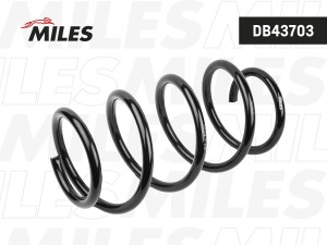 Пружина подвески Nissan Qashqai (J11_) 13-передняя  DB43703 DB43703 MILES