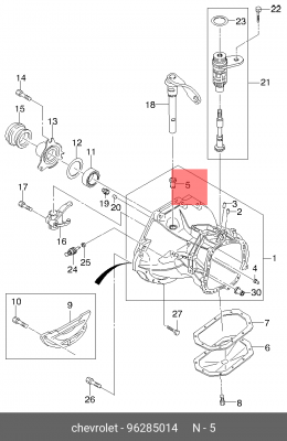 CHEVROLET AVEO (T200) (2003-2008) 96285014 GENERAL MOTORS