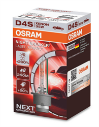D4S 4500К XENARC NIGHT BREAKER LASER D2S //+200% СВЕТА 66440XNL OSRAM
