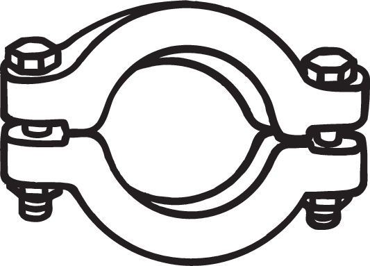 Хомут глушителя VW Polo (83-) BOSAL 254-300 BOSAL