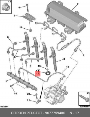 сальник!\ Citroen, Peugeot 96777594 80 CITROEN PEUGEOT