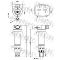 КАТУШКА ЗАЖИГАНИЯ 12640-002 12640002 FEBEST
