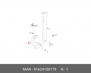 Кожух 81624100179 MAN
