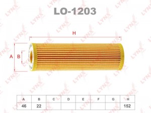 Фильтр масляный подходит для MB C180K-200K(W203/204) 02/CLK200K(C209) 03/E200K(W LO-1203 LYNXAUTO