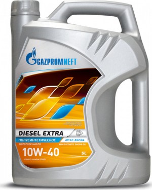 Масло моторное полусинтетическое "DIESEL EXTRA 10W-40", 5л 2389901352 2389901352 GAZPROMNEFT