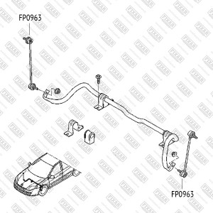RENAULT LAGUNA III FP0963 FIXAR