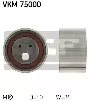 ролик натяжной ремня ГРМ!\ Mitsubishi Galant/Pajero 2.5-3.5 91> VKM 75000 SKF