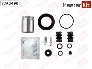 Ремкомплект тормозного суппорта+поршень AUDI A3, A4 96-03 04-09 77A3490 77A3490 MASTER KIT