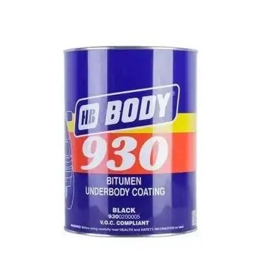 Антикор для наружных поверхностей каучук черный 5л 930 BODY 9300200005 HB BODY