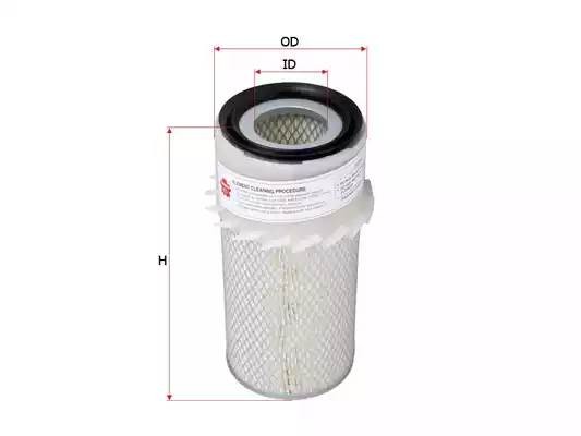 Фильтр воздушный BOBCAT 300,600,700,S,T,X series внешний SAKURA AS1014 SAKURA