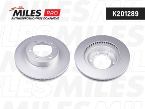 Диск тормозной (серия PRO с антикоррозионным покрытием) TOYOTA LAND CRUISER 150  K201289 MILES